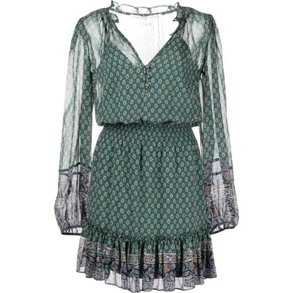 Veronica Beard 100% silk outer destiny dress in Seaglass NEW - Picture 3 of 12